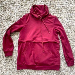 Shein maternity and/or nursing cowl neck sweatshirt 🤱